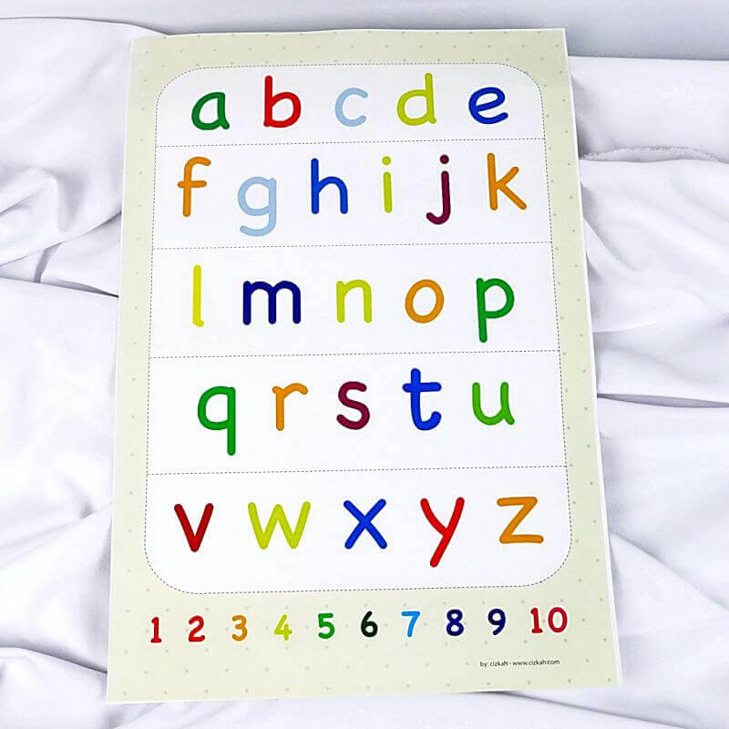 belajar huruf abjad ABC untuk anak-anak